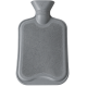 Водяна грілка HOME CREATION Premium 1,7 л у м'якому хутряному чохлі, сіра