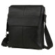 Мужская кожаная сумка, мессенджер Tiding Bag черный
