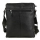 Мужская кожаная сумка, мессенджер Tiding Bag черный