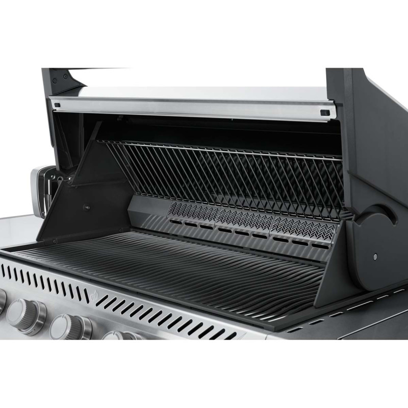 Газовий гриль Napoleon Prestige PRO 665 Connected з бічною конфоркою Sizzle Zone та вертілем нерж сталь PRO665VXRSIBPSS Код: 013842