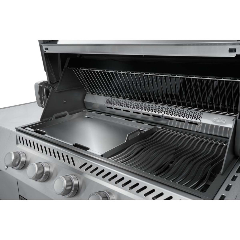 Газовий гриль Napoleon Prestige PRO 665 Connected з бічною конфоркою Sizzle Zone та вертілем нерж сталь PRO665VXRSIBPSS Код: 013842