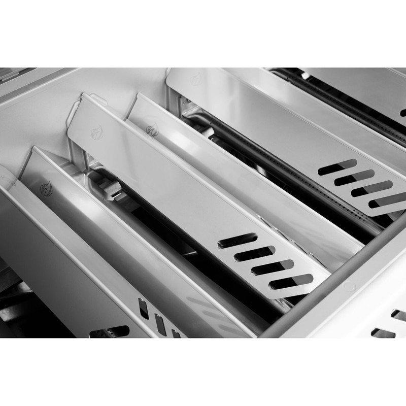 Газовий гриль Napoleon Prestige PRO 665 Connected з бічною конфоркою Sizzle Zone та вертілем нерж сталь PRO665VXRSIBPSS Код: 013842