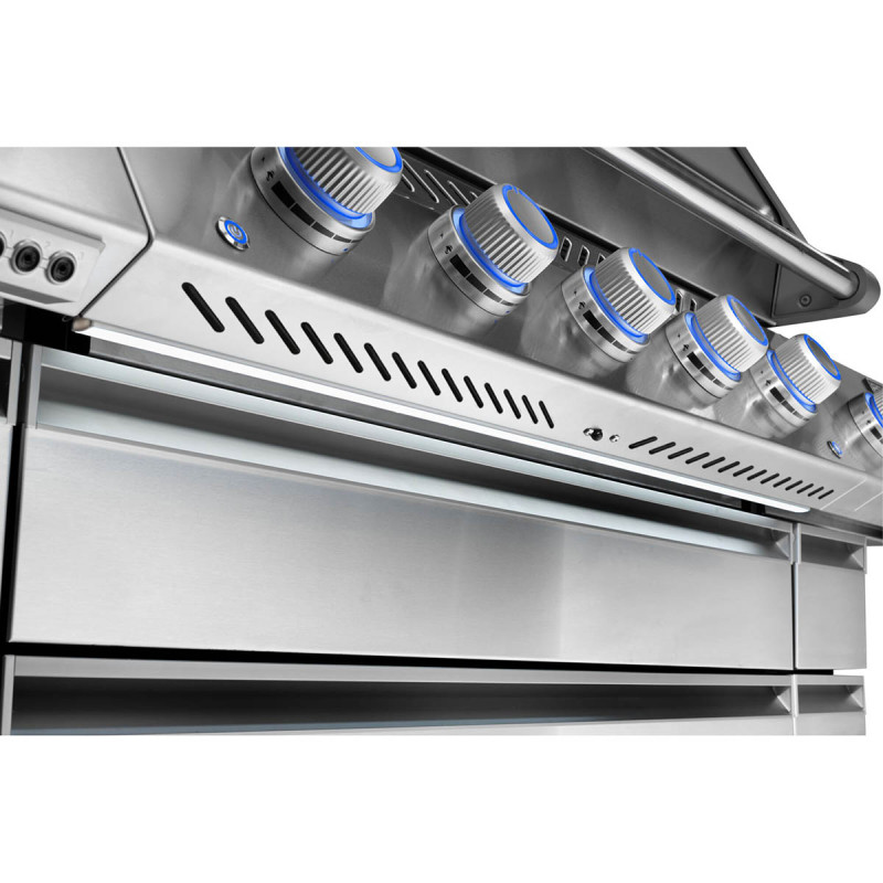 Газовий гриль Napoleon Prestige PRO 665 Connected з бічною конфоркою Sizzle Zone та вертілем нерж сталь PRO665VXRSIBPSS Код: 013842