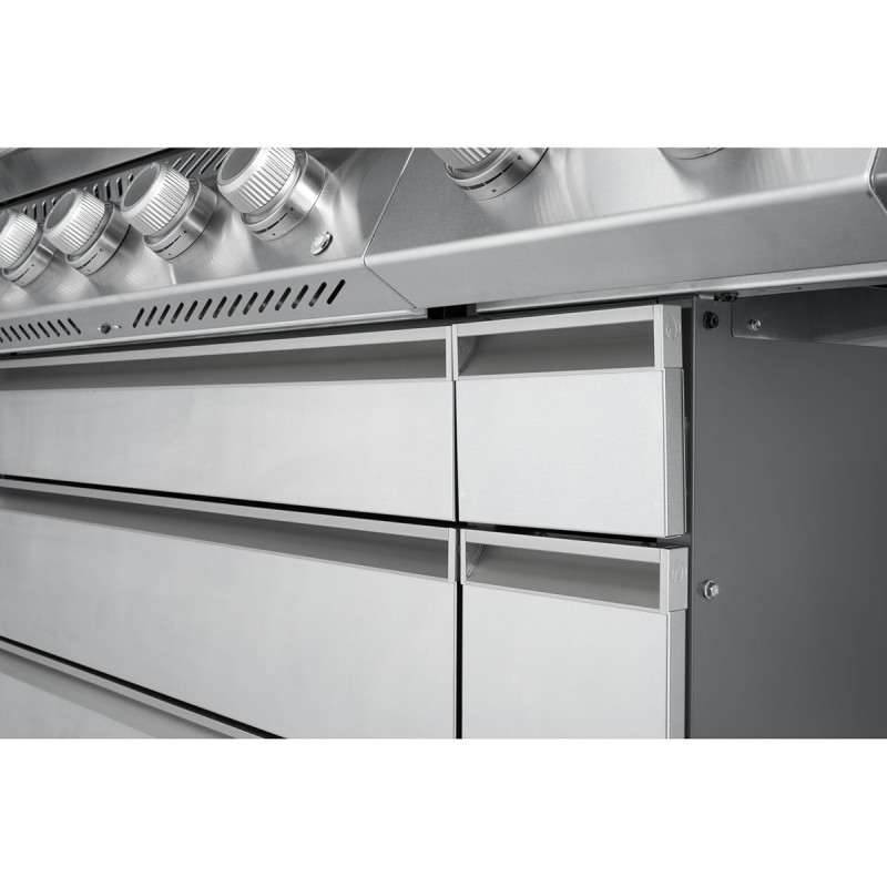 Газовий гриль Napoleon Prestige PRO 665 Connected з бічною конфоркою Sizzle Zone та вертілем нерж сталь PRO665VXRSIBPSS Код: 013842