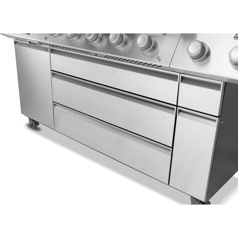 Газовий гриль Napoleon Prestige PRO 665 Connected з бічною конфоркою Sizzle Zone та вертілем нерж сталь PRO665VXRSIBPSS Код: 013842