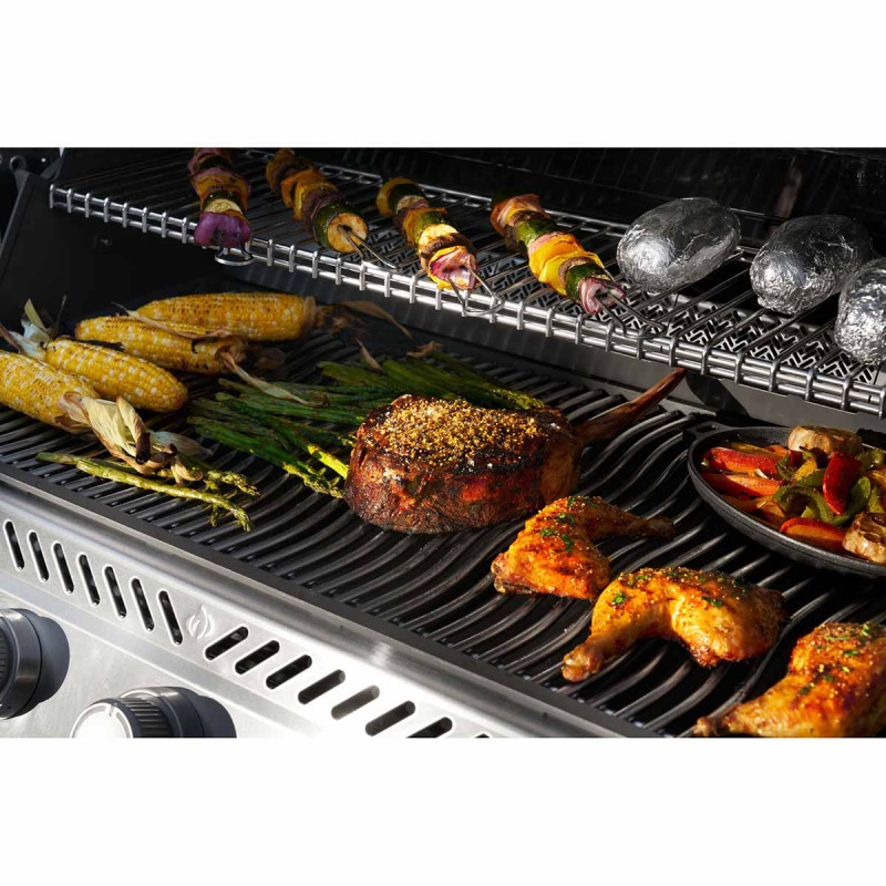 Газовий гриль Napoleon Prestige PRO 665 Connected з бічною конфоркою Sizzle Zone та вертілем нерж сталь PRO665VXRSIBPSS Код: 013842