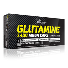 Глютамин, L-Glutamine 1400 mega caps, OLIMP, 120 капсул