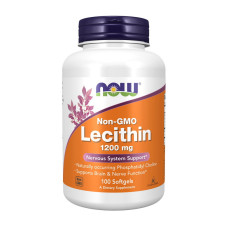 Добавка для здоровья, Lecithin 1200 mg, NOW, 100 капсул