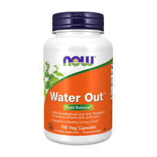 Жиросжигатель, Water Out, NOW, 100 капсул