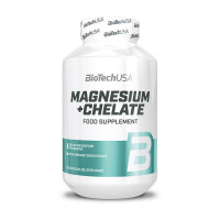 Магний, Magnesium + Chelate, BioTech, 60 капсул