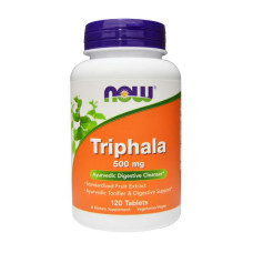 Добавка для здоровья, Triphala 500 mg, NOW, 120 таблеток