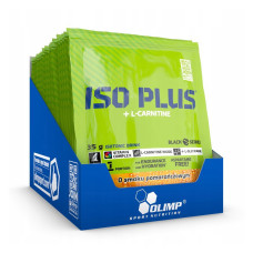 Предтренировочный комплекс, Iso Plus + L-Carnitine, OLIMP, 35 г (Голубой тропик)