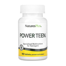 Витамины и минералы, Power Teen, Natures Plus, 90 таблеток