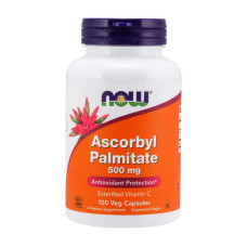 Витамины и минералы, Ascorbyl Palmitate 500 mg, NOW, 100 капсул