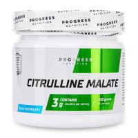 Цитруллин, Citrulline Malate, Progress Nutrition, 250 г (Голубая малина)