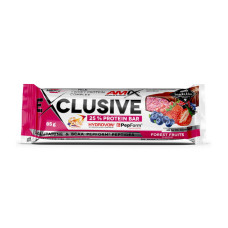 Протеиновый батончик, Exclusive Protein Bar 25%, AMIX, 85 г (Лесные ягоды)