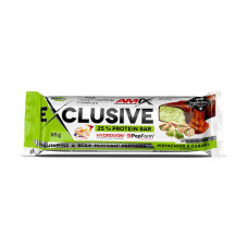 Протеиновый батончик, Exclusive Protein Bar 25%, AMIX, 85 г (Фисташки с карамелью)