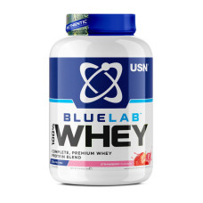 Сироватковий протеїн, Blue Lab 100% Whey, USN, 2 кг (Полуниця)