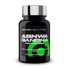 Ашваганда, Ashwagandha, Scitec Nutrition, 60 капсул