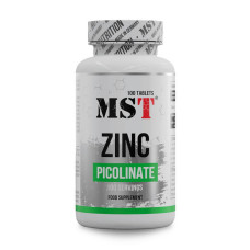 Цинк, Zinc Picolinate, MST, 100 таблеток