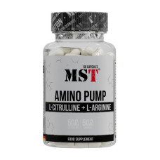 Предтренировочный комплекс, Amino Pump, MST, 60 капсул