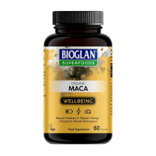 Добавка для здоров'я, Organic MACA, Bioglan, 60 капсул