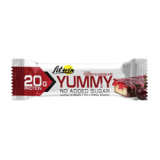 Протеиновый батончик, Yummy Bar No Sugar Added, FitWin, 55 г (Вишня с шоколадом)