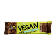 Протеиновый батончик, 25% Vegan Bar, FitWin, 60 г (Кофе с солёной карамелью)