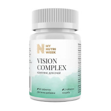 Добавка для здоров'я, Vision Complex, My Nutri Week, 60 таблеток