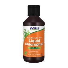 Добавка для здоровья, Liquid Chlorophyll, NOW, 118 мл (Мята)