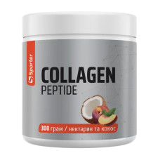 Коллаген, Collagen Peptide, Sporter, 300 г (Нектарин с кокосом)