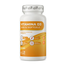 Вітаміни, Vitamin D3 2000 IU, EthicSport (Ostrovit), 60 капсул