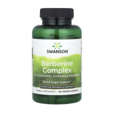 Добавка для здоровья, Berberine Complex, Swanson, 90 капсул