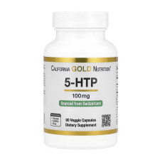 Добавка для здоровья, 5-HTP 100 mg, California Gold Nutrition, 90 капсул