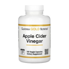 Жиросжигатель, Apple Cider Vinegar, California Gold Nutrition, 180 капсул