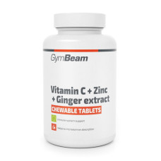 GymBeam Vitamin C + Zinc + Ginger Extract (90 chew tab)