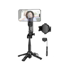 Селфі-трипод HOCO K27 Pro Magic mini live broadcast stand(pull clip+magnetic focusing version) (48cm) Black