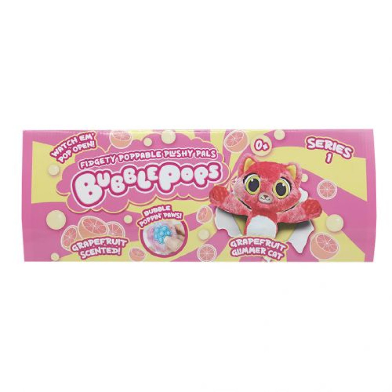 Мягкая игрушка с ароматом "Bubble Pops. Грейпфрутовая кошка" (34 см)