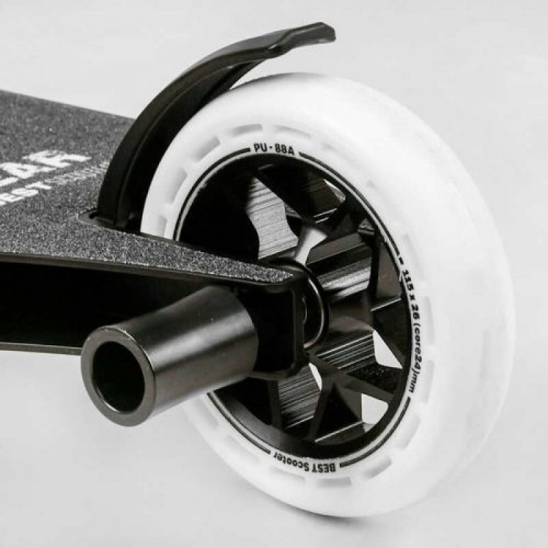 Самокат трюковый "Best Scooter" FEAR, SCS-система, ПЕГИ, алюминиевый диск и дека, колёса PU, d=115 мм, ширина руля 58 см