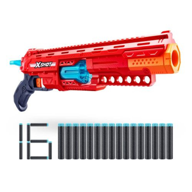 X-Shot Швидкострільний бластер Excel-S1 Caliber (16 патронів), арт. 36675R