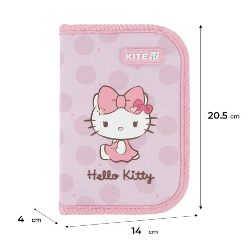 Пенал Kite 1 отд., 1 отв., без наполнения 621 HK-1