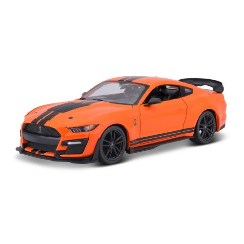 Автомодель в масштабе 1:24 - 2020 Ford Mustang Shelby GT500 оранжевый