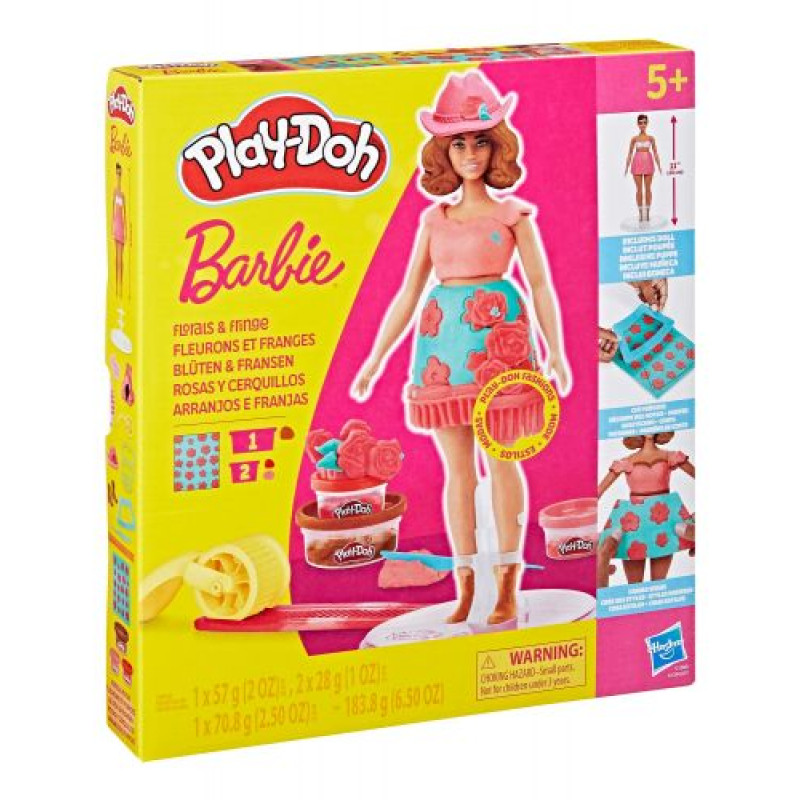 Play-Doh Набір для творчості з масою для ліплення Barbie