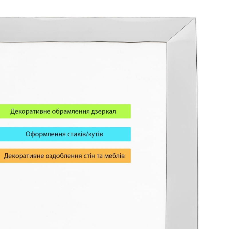 Молдинг 5000х18х1мм Серебряный SW-00002684