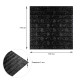 3D панель самоклеюча 700х770х5мм цегла Чорний (019-5) SW-00000151