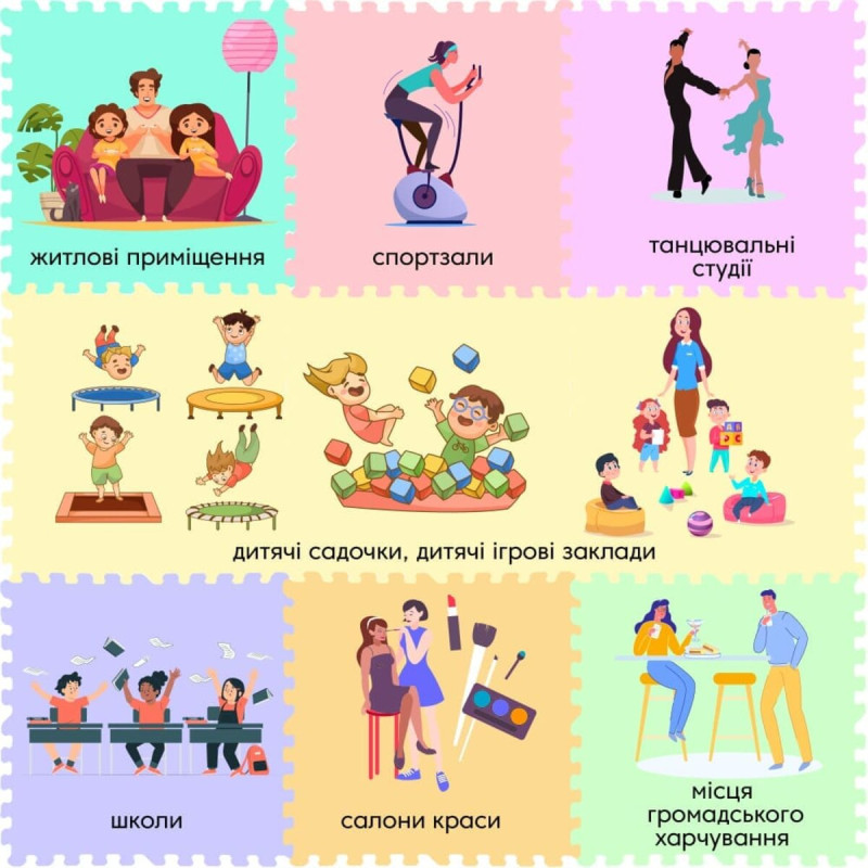 Підлога пазл - модульне підлогове покриття 600x600x10мм Золоте дерево (МР2) SW-00000022