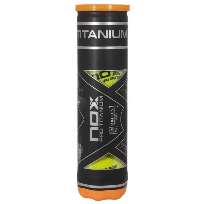 М'ячі для падел тенісу Nox Pro titanium 4 balls