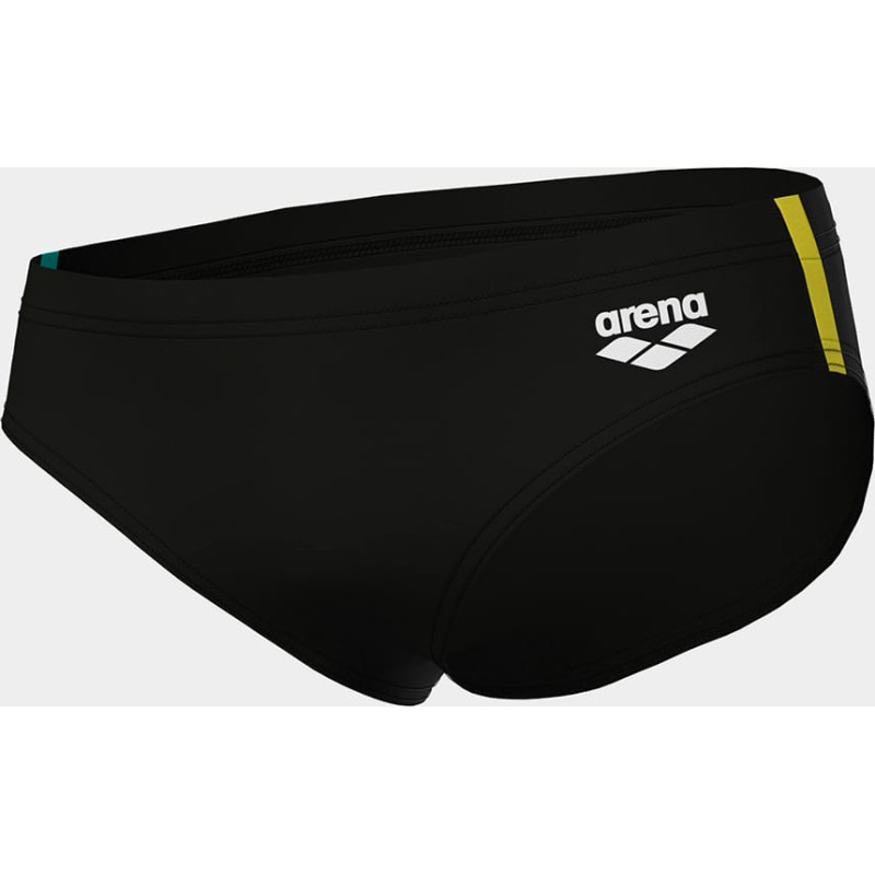 Плавки для хлопчиків Arena SWIM BRIEFS SOLID чорний, жовтий Діт 152 см