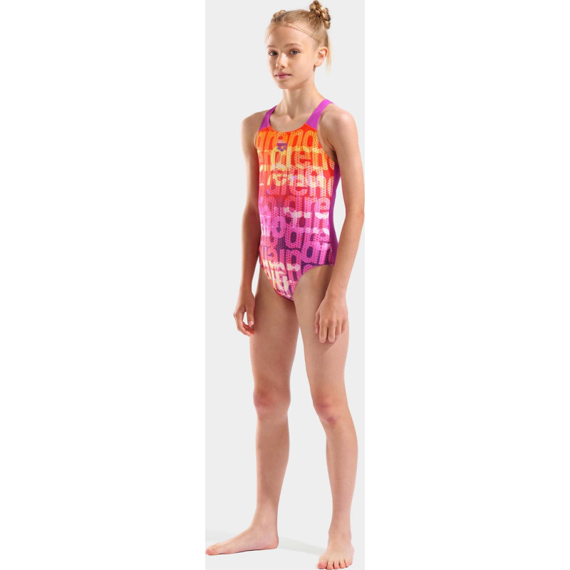 Купальник закритий для дівчат Arena MULTI COLOURS SWIMSUIT V BACK