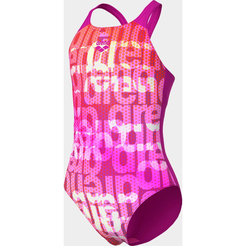 Купальник закритий для дівчат Arena MULTI COLOURS SWIMSUIT V BACK